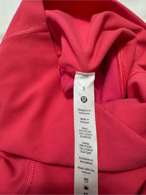 Lululemon Pink Align High Rise Shorts - Image 4