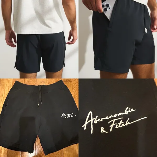 Abercrombie & Fitch Men’s Signature Core Sweat Shorts - Black - Size XS - Image 2