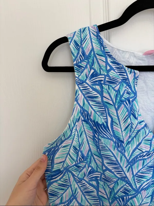 Lilly Pulitzer Harper Shift, Bennett Blue large toucan - Image 6