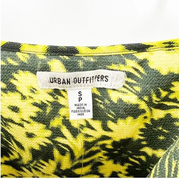 NEW Urban Outfitters‎ Camille Floral Pleated Mini Dress Women's Size S 90s - Image 5