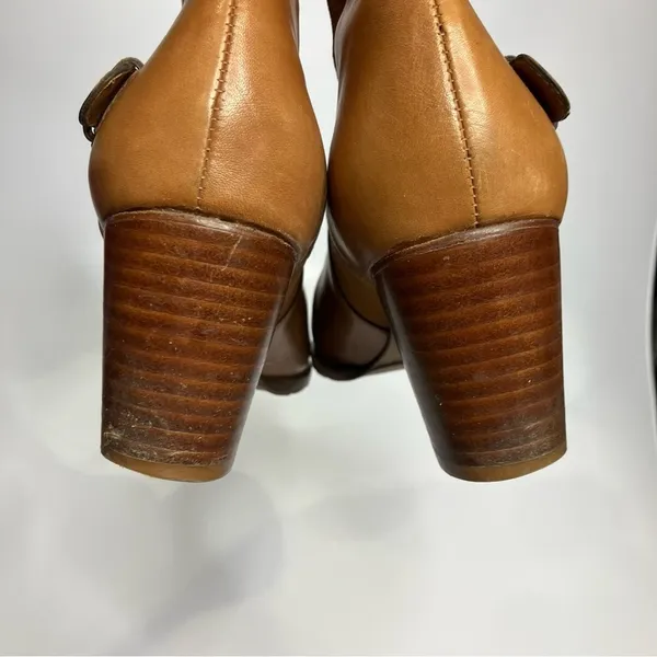 Cole Haan caramel leather pull on boots‎ size 6.5 - Image 6