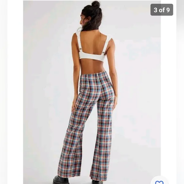 - Free People Women’s Cristina Low-Rise Flare Pants B-7 - Image 3