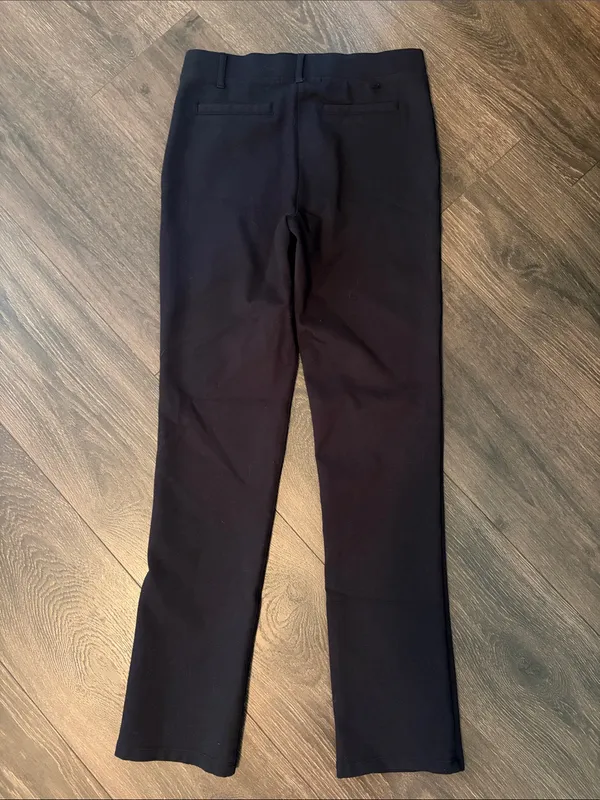 Quince Ultra-Stretch Ponte Pants Women's XS Office Work Dressy Classic Blue - Image 3