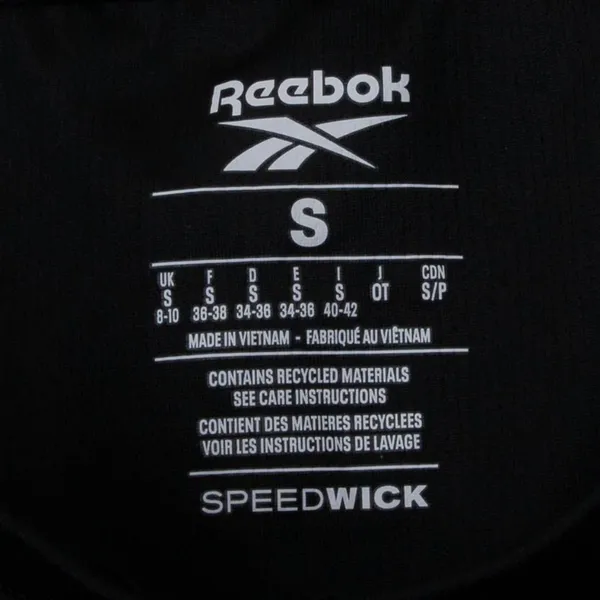 Reebok Womens Speedwick Running Shorts Size S Elastic Waist Black‎ Athletic Gym - Image 4