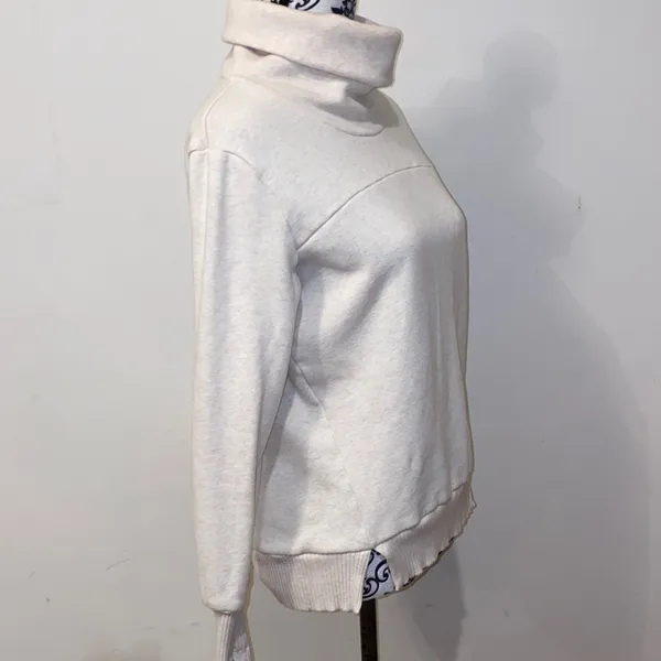 ALO Yoga Haze Funnel Neck Pullover Sweatshirt Size XS - Image 3