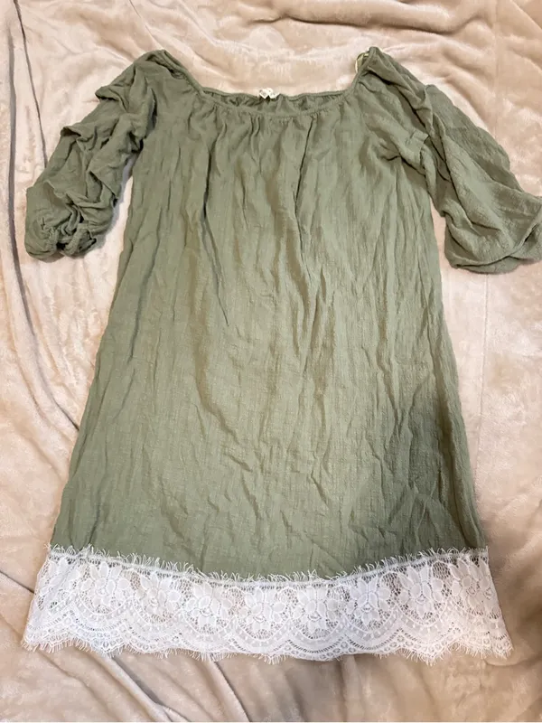 Love j Womens Sage Green Dress - Image 2