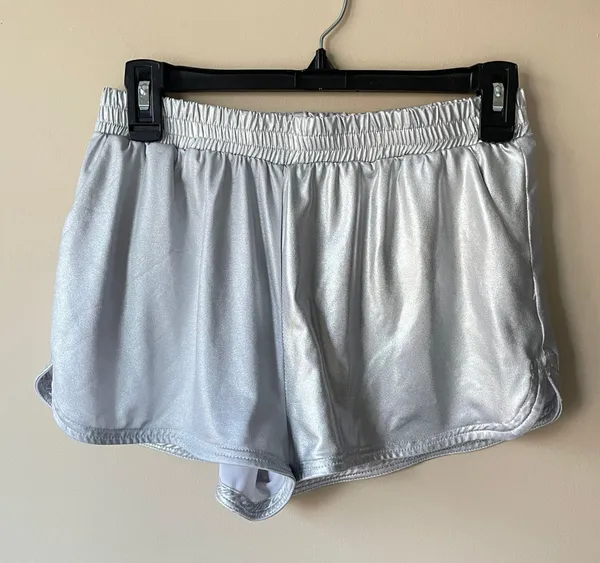 silver rave shorts Size M - Image 2