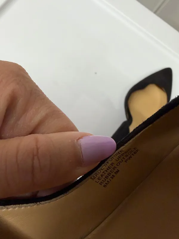 Michael Kors Black Suede Heels - Image 7