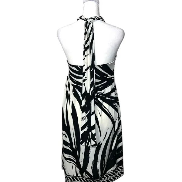 Apt 9 Black and White Halter Dress - Image 5