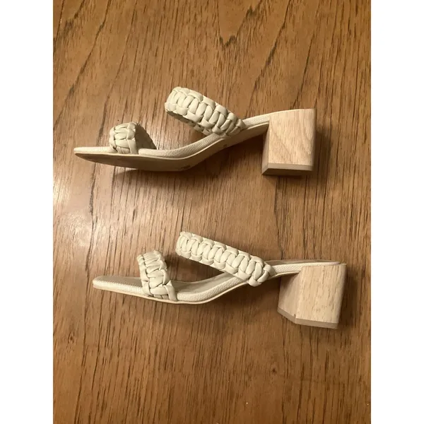 Dolce Vita Women’s Beige Zeno Braided Heels Sandals US 7 - Image 4
