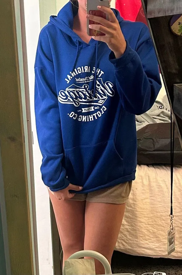 Blue Hoodie Size XL - Image 3