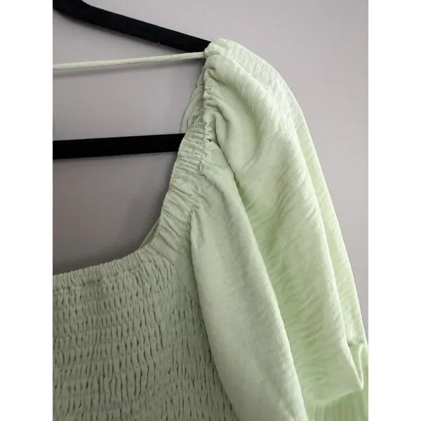 Bohme Halston Midi Dress Green‎ Women's Size Large - Image 11