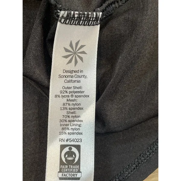 Athleta Racerback Tank With Built‑In Sports Bra Black Size S - Image 7