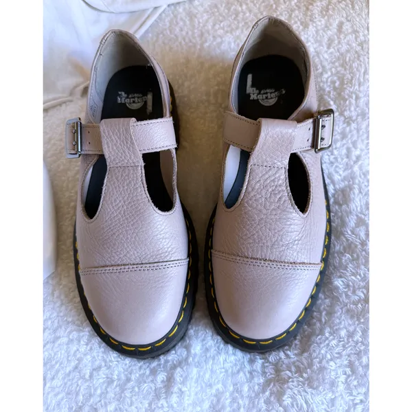 Dr. Martens Womens Size 9 Bethan Mary Jane Platform Pink Cream Unisex Mens 8 - Image 8