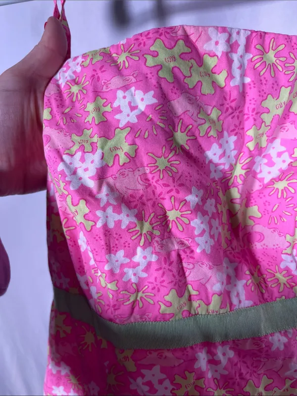 Lilly Pulitzer Womens Vintage Pink Hippo Mini Dress 2/Xs - Image 5