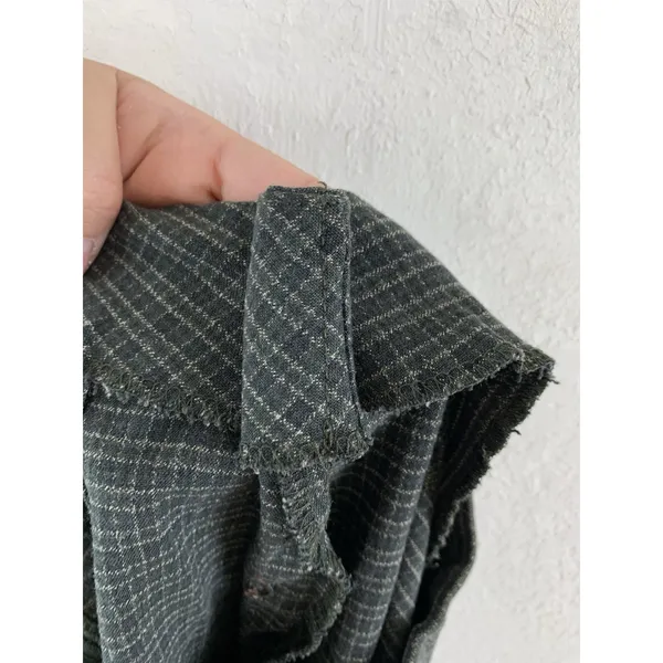 VTG Y2K Route 66 Women’s Mini Skirt Plaid Grunge Green Size 16 - Image 10