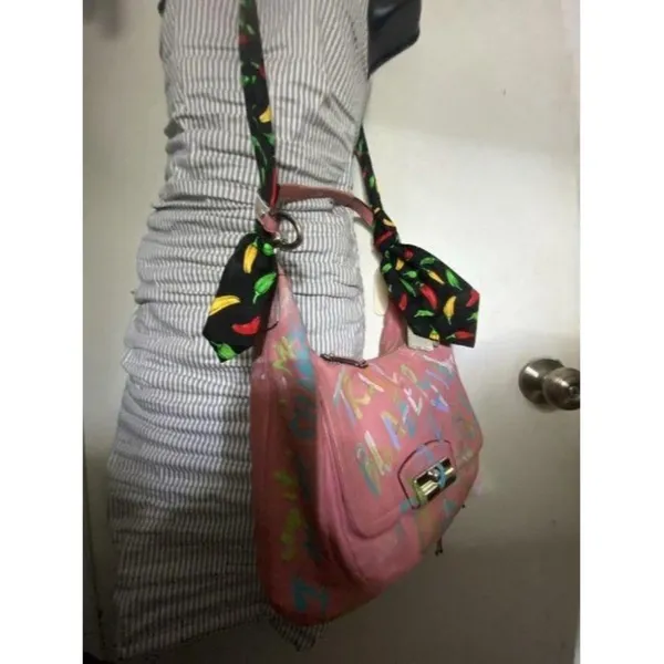 Coach w hand customized by me w applique street ar - Image 9