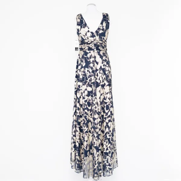 Betsy & Adam - Foil Print Sleeveless Mesh Gown‎ - Image 5