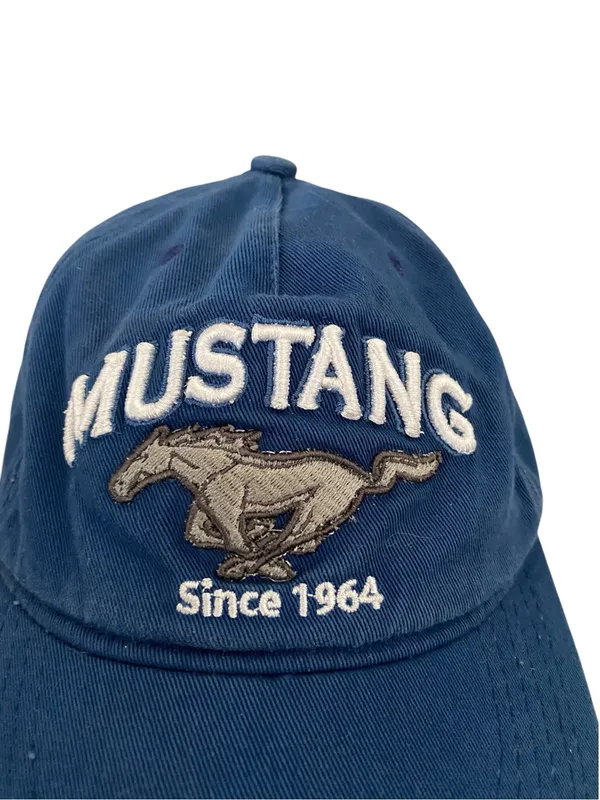 Ford Mustang Embroidered Baseball Cap Since 1964 Running Pony Snapback Americana - Image 5