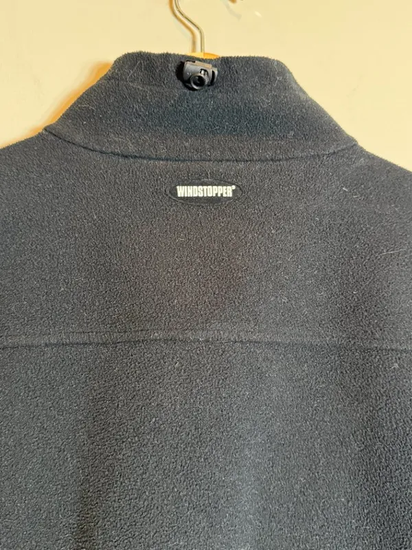 Vintage Marmot Windstopper Full Zip Fleece Vest Women's Large Black Gorpcore - Image 10