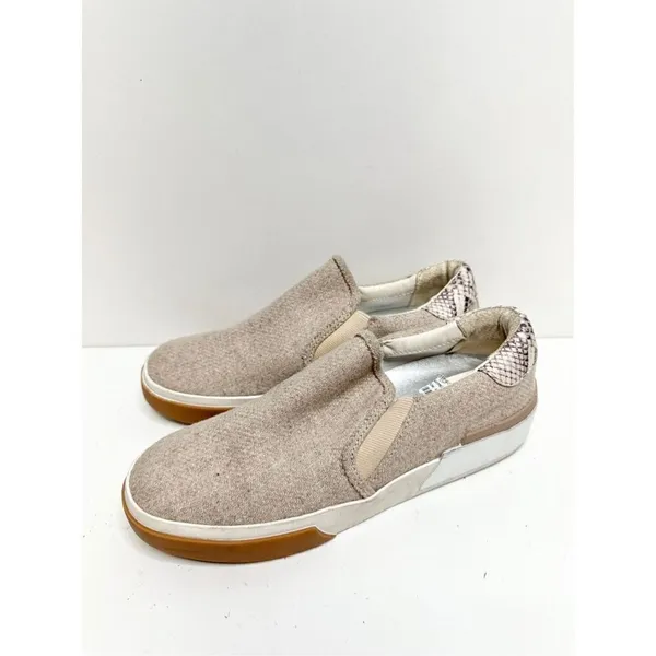 Dolce Vita Sneakers Womens Size 6 Zaylor Tan Low Top Slip On Casual‎ Shoes - Image 2