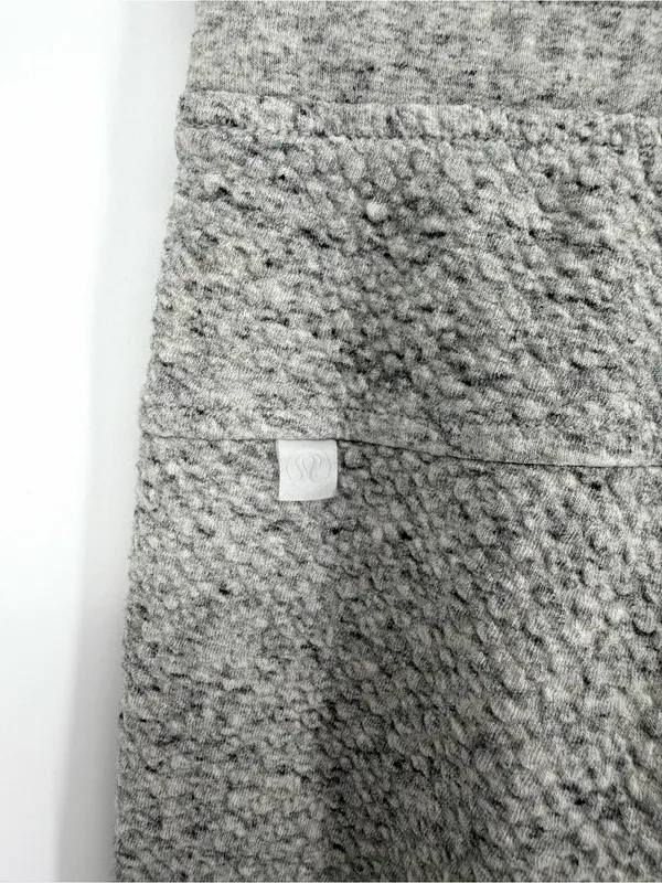 Lululemon Warm Down Jogger II 28" Heathered Melody Light Grey‎ Size 4 Sweatpants - Image 7