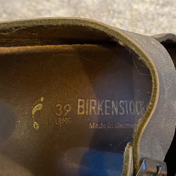 Birkenstock Arizona Oiled Brown Leather Sandals Size 39/8.5 - Image 8