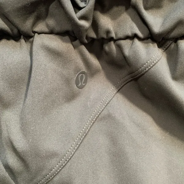 Lululemon High Rise Jogger Pants Olive Green Stretch Size 4 Paperbag Waist - Image 7