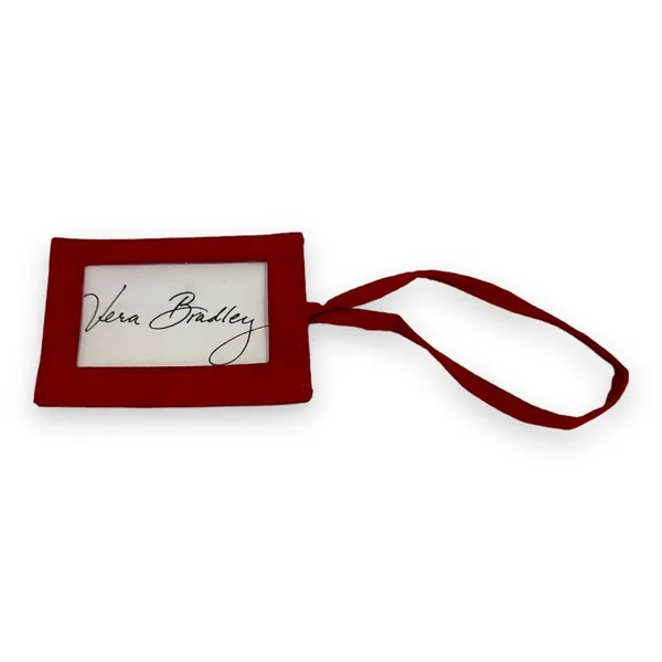 5/$65   Vera Bradley‎ Solid Red Luggage Bag Tag NEW - Image 3