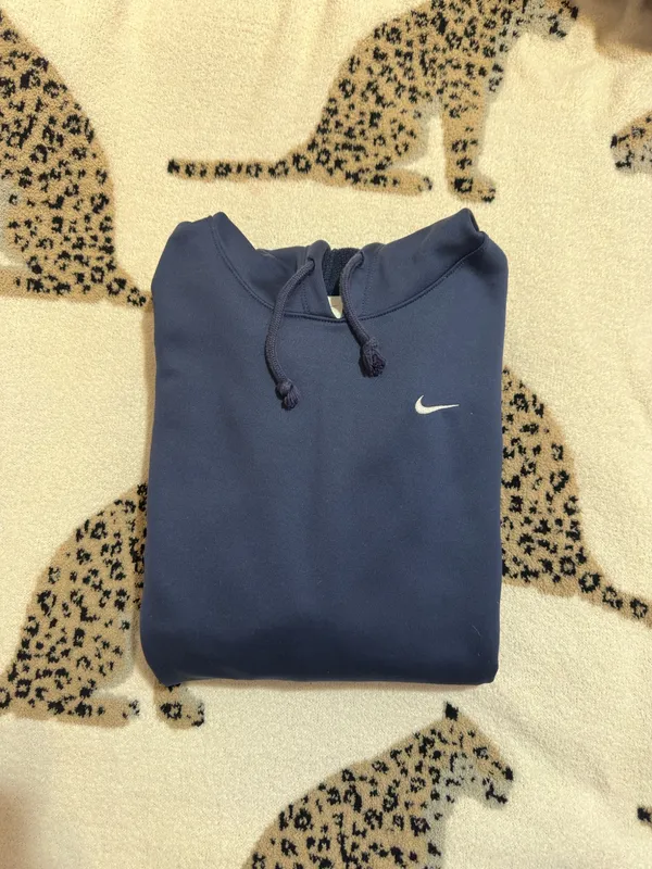 nike navy blue women’s hoodie - Image 3