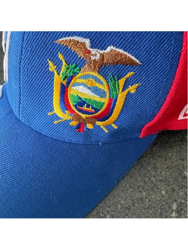 Ecuador Tricolor Embroidered Baseball Flag Shield Cap New Cup World 2026 - Image 6
