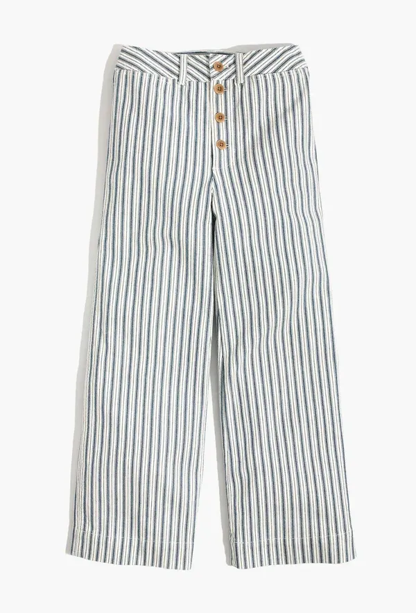 Madewell Wide leg Stripe Pants - Image 8