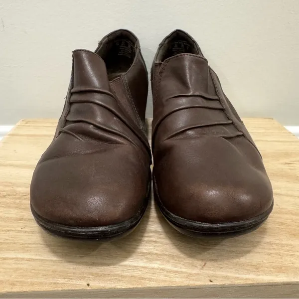 Thom Mcan Deidre Brown Leather Comfort Slip On‎ Shoes 7.5 - Image 3
