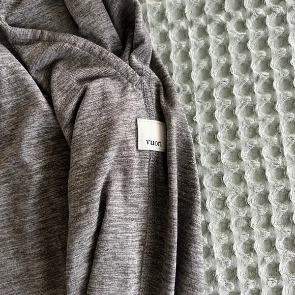 Vuori Women's VW458 Gray One-Piece‎ Jumpsuit Lux Ease Wide Strap Size Large - Image 4