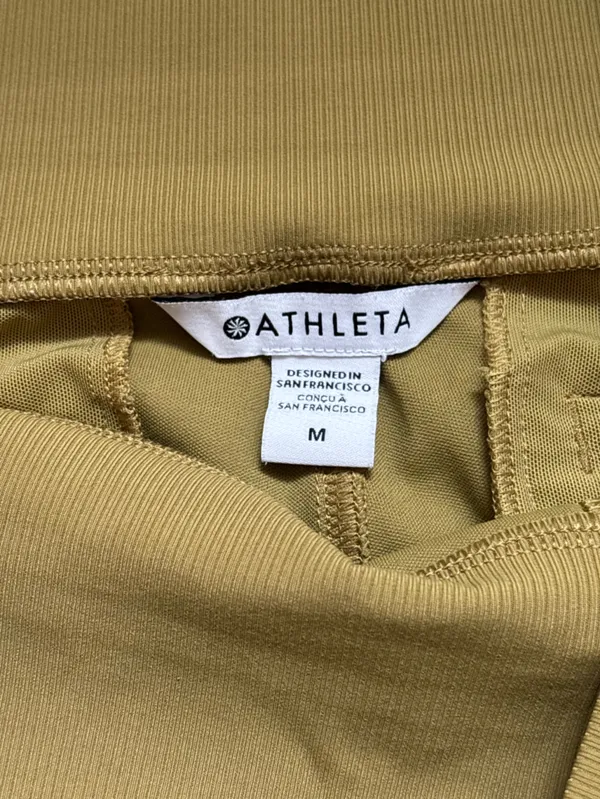 Athleta Women's Green Yellow High-Waist Joggers Size M - Image 4