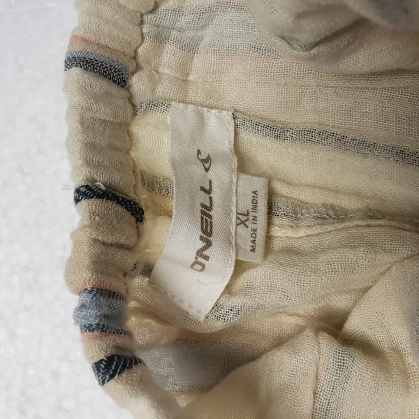 O'Neill Women's Brenda Stripe Shorts in Tapioca size XL NWT - Image 8