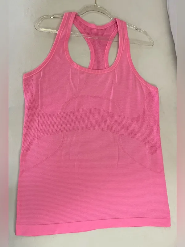 Lululemon Swiftly Racerback Tank Top - Pink Size 10 - Image 6