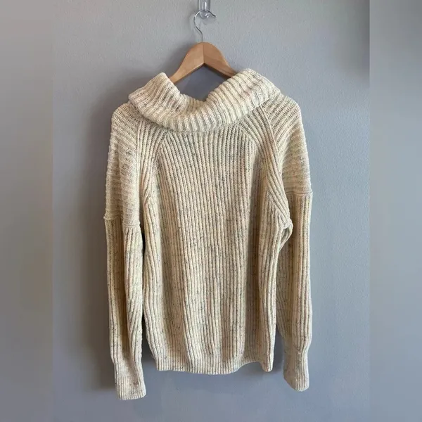 FREE PEOPLE Leo Tunic Sweater XS‎ $168 Retail Oversized Yellow Multicolored NWOT - Image 2