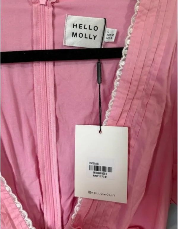 Hello Molly Pink Mini Dress - Image 5