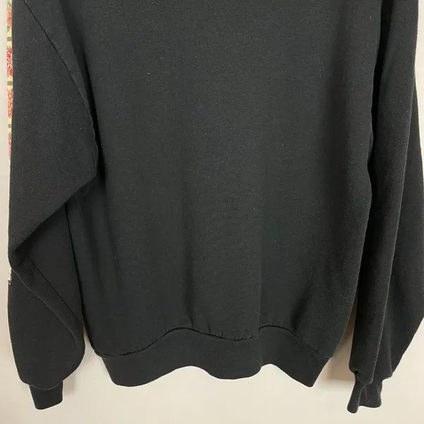 Vintage Sweatshirt Floral Applique DIY Size Large Women Unisex‎ Twee 90s Jerzees - Image 6