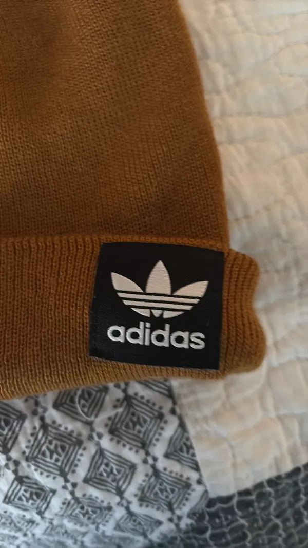 Brown Adidas Beanie - Image 2