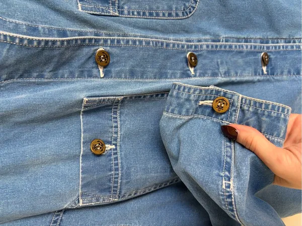 Vintage Lizwear Denim Jacket Blue - Image 2