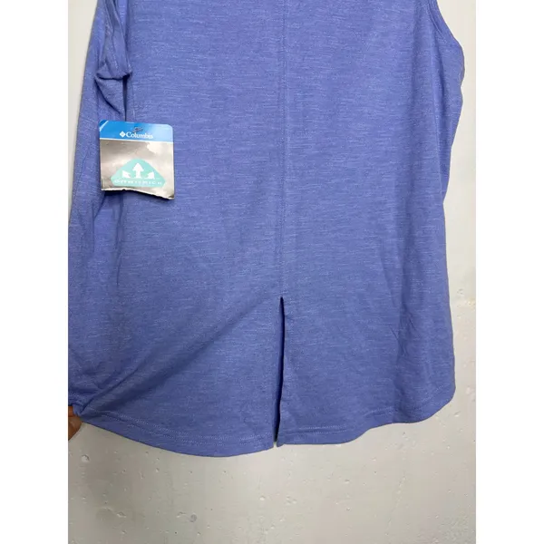 NEW Columbia Womens Cades Cape Tank Top Purple Size Medium - Image 2