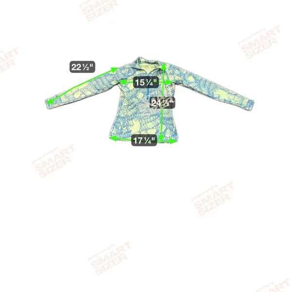 NIKE Pro Half Zip Pullover Womens‎ Medium Yellow Blue Lace Hyperwarm Long Sleeve - Image 9