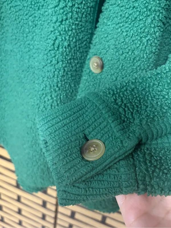 American eagle green Sherpa Shacket size medium - Image 4
