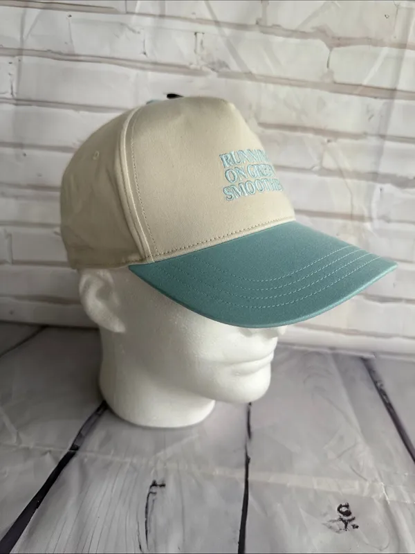 lululemon athletica Cream and Light Teal Embroidered Baseball Cap - Image 2