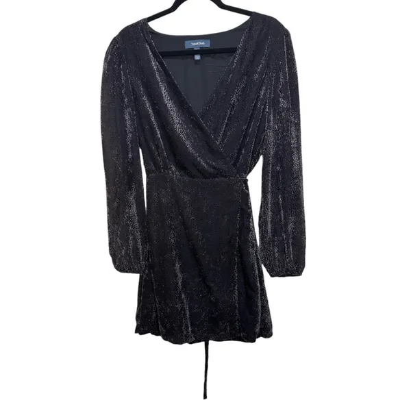 ModCloth Secretly Spotted Wrap Dress Size L - Image 4