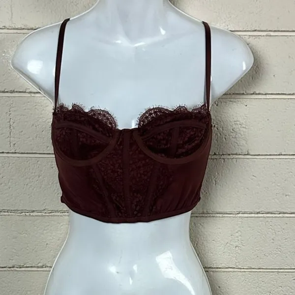 Urban Outfitters Brown Corset Top size XS - Image 6