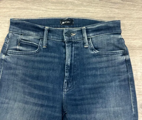 MOTHER Rascal Ankle Straight Leg Fray Field of Dreams Jeans Size 25 - Image 2