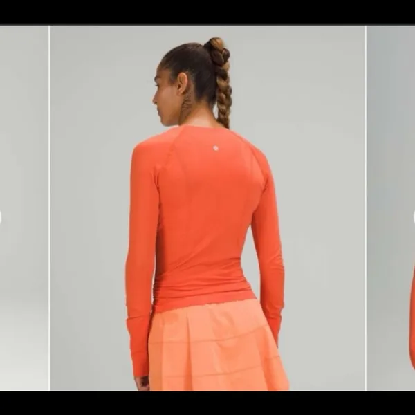 Lululemon Swiftly Tech Long Sleeve 2.0 Warm Coral - Image 2